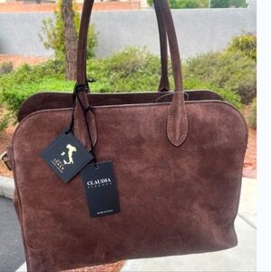 VIRAL Claudia Suede bag